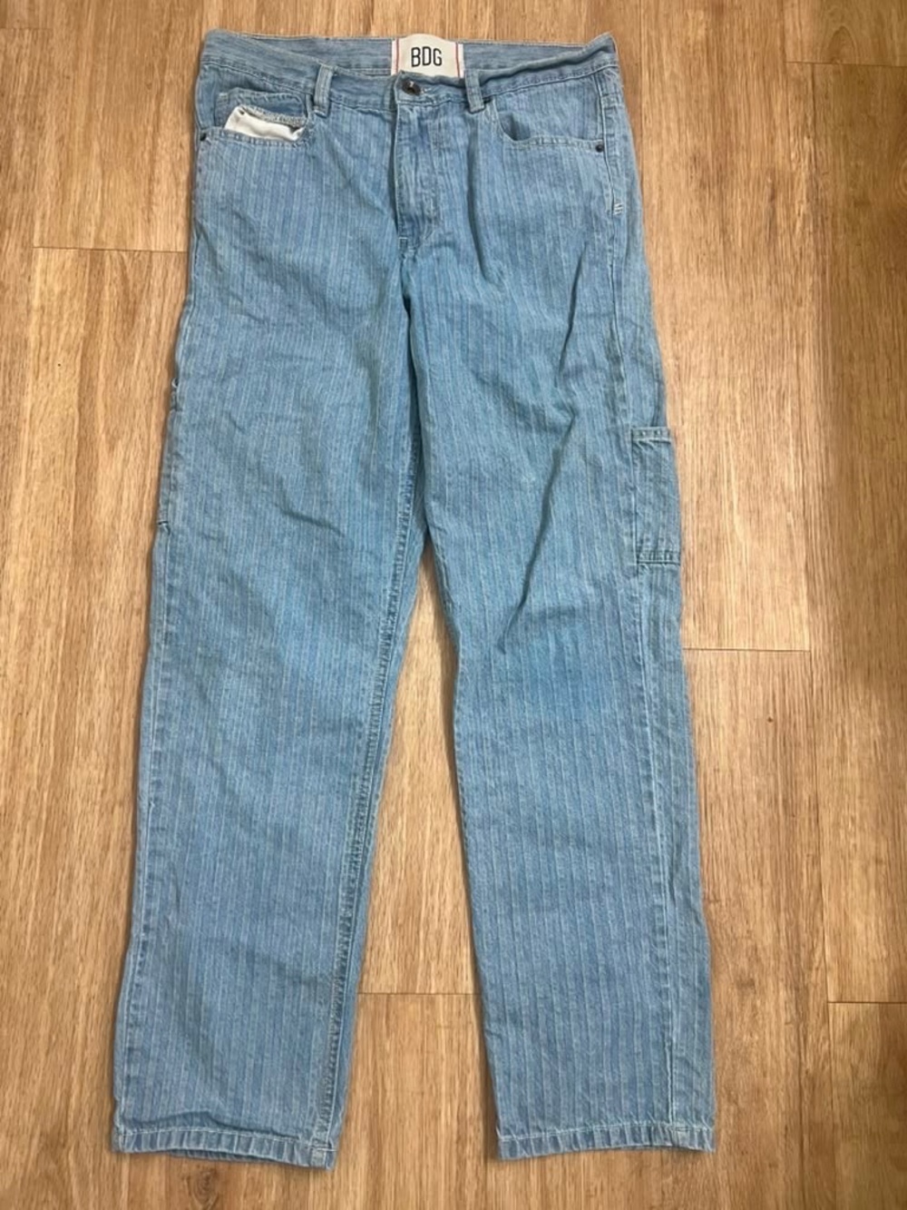 BDG Light Wash Relaxed Carpenter Jeans